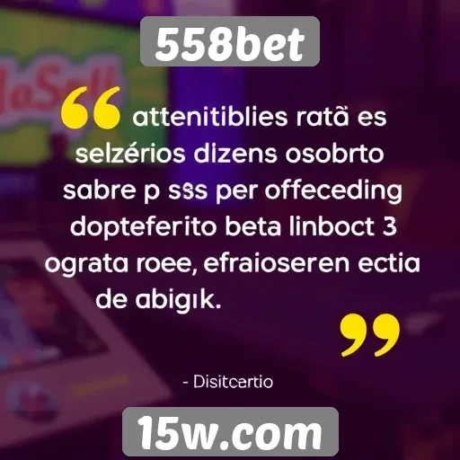 Feedback dos usuários sobre o atendimento no 558bet